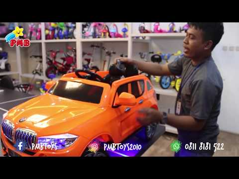 Unboxing dan Balap Mobil Aki BMW vs JEEP - Mobil Aki Mini Mainan Anak. 