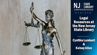 Legal Resources at the NJ State Library