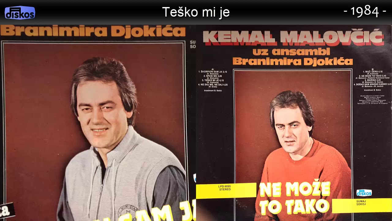 Kemal Malovcic - Tesko mi je - (Audio 1984)