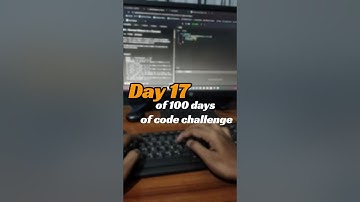 Day 17 of 100 days of code challenge #shorts #100daysofcodechallenge #coding