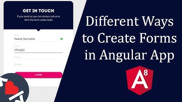 Different Ways to Create Forms in Angular 8