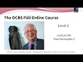 Ocbs online pali course  level 2 lecture 04 past participles  part 2