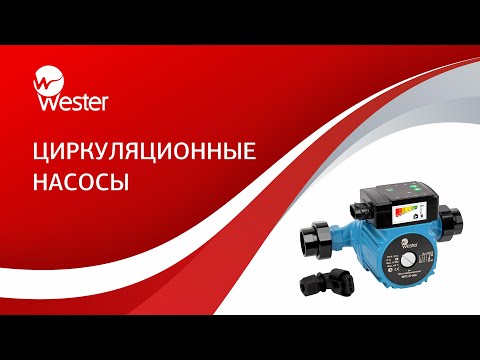 Циркуляционные насосы Wester. Вебинар.