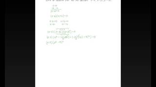Algebra II - Writing a Polynomial Equation given the Solutions