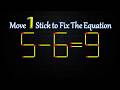 Can You Fix This Equation by Removing One Stick?