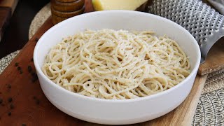 Spaghetti CACIO e PEPE | Sólo 3 Ingredientes - CUKit!