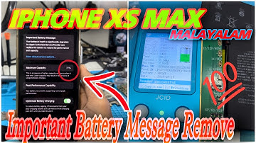 HOW TO IPHONE IMPORTANT BATTERY MESSAGE REMOVE | 100% FIXED | JCID V1SE (WI-FI) PROGRAMMING