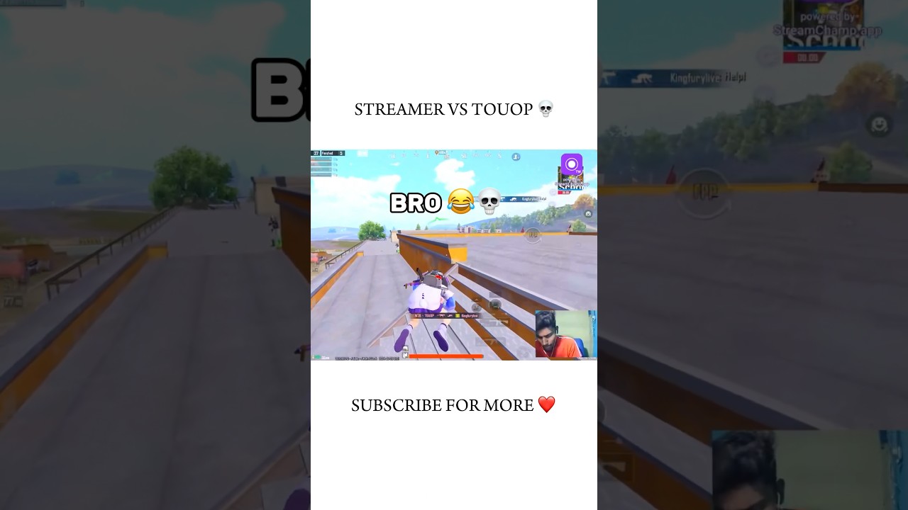 STREAMER VS TOUOP 💀 ! 
