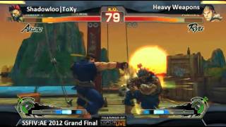 SNL2012 Round 6: SL|ToXY (AK) vs HeavyWeapons (SA/RY) - AE2012 GF