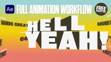 Quick Kinetic Type Animation | After Effects Workflow