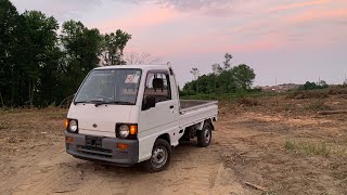 1992 Subaru Sambar 4WD SUPERCHARGER walk around and test drive!