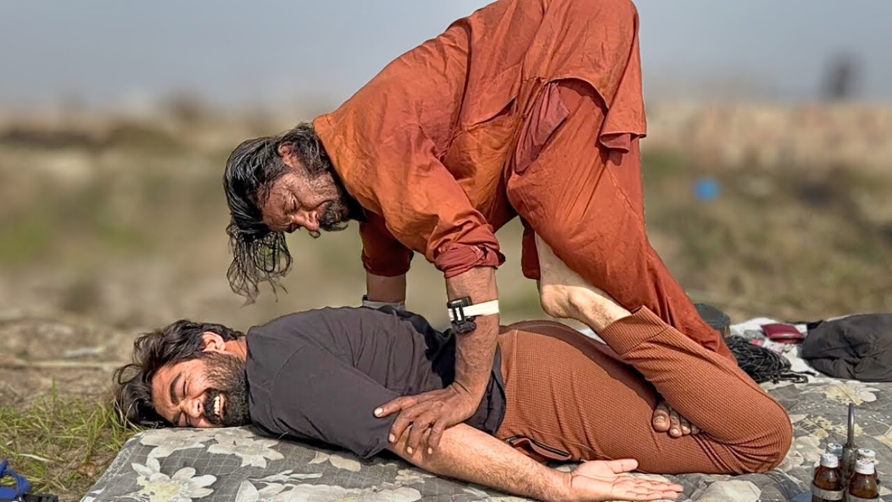 ASMR FULL BODY MASSAGE BY BENGALI BABA | HEAD, BACK & NECK MASSAGE | DEEP SLEEP & STRESS RELIEF |