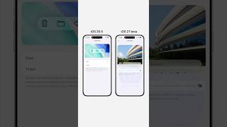 iOS 26 vs iOS 27: Liquid Glass Settings. #ios27
