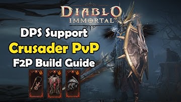 Crusader DPS Support PvP Guide | Diablo Immortal