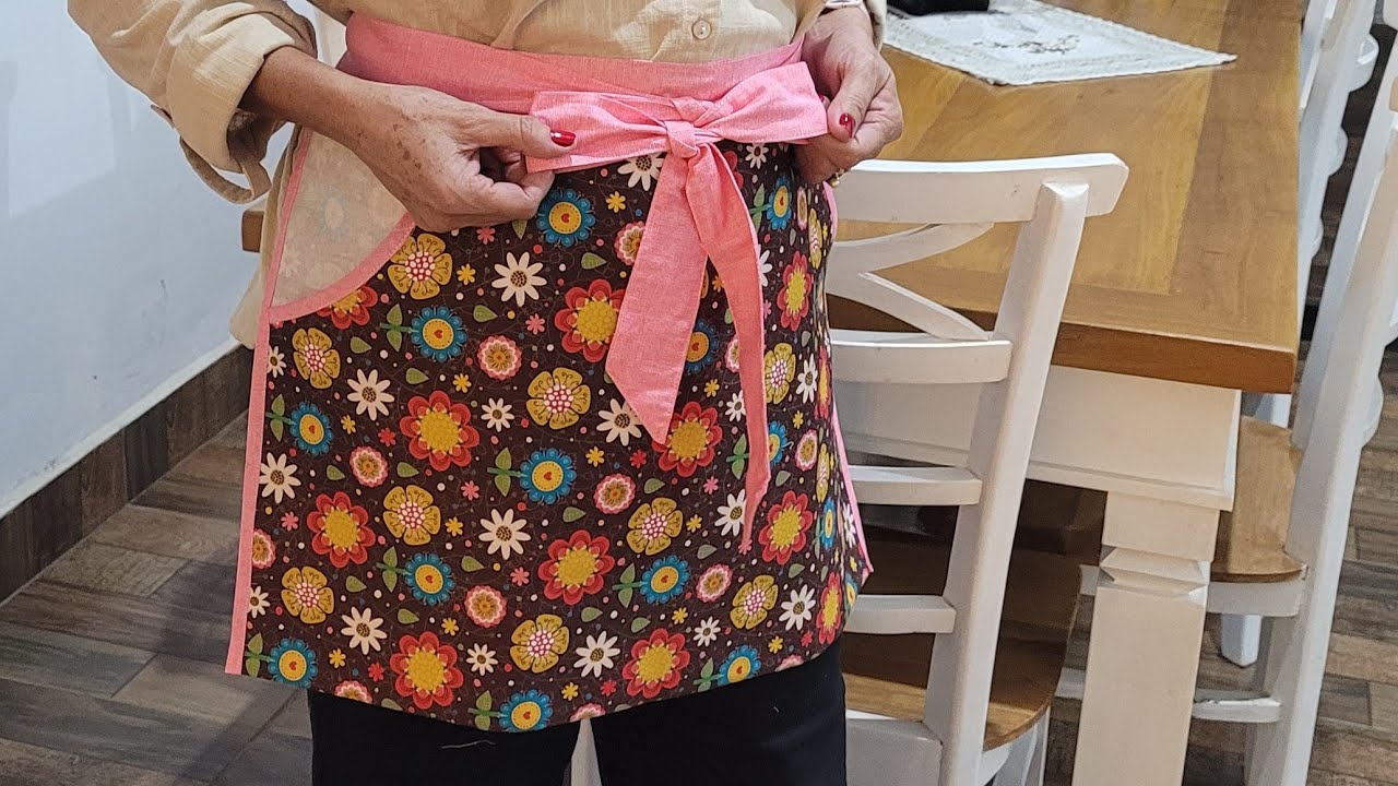 COMO FAZER UM LINDO AVENTAL SUPER DIFERENTE