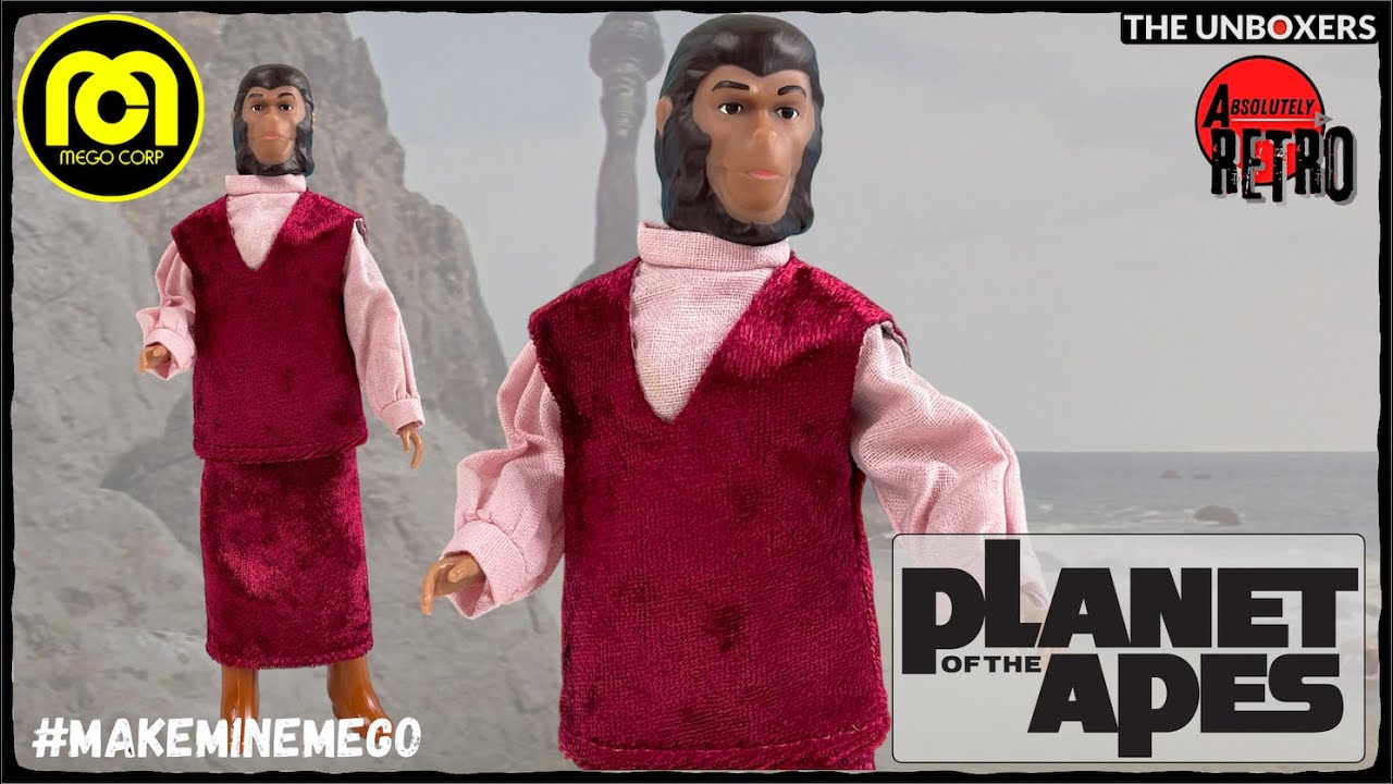 Planet of the Apes ZIRA Retro Action Figure by Mego Corp - YouTube