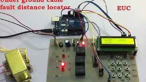 Underground cable fault distance locator