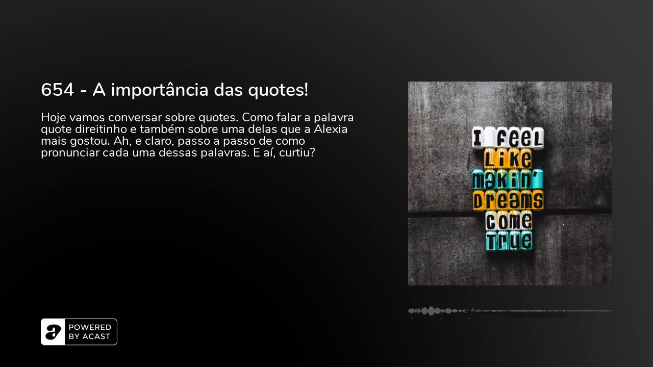 654 - A importância das quotes!