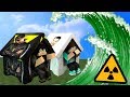 KAZMA & LEOŠ MAREŠ DŮM VS. RADIOAKTIVNÍ TSUNAMI!!! ☠️🌊 - MINECRAFT CHALLENGE! 😱 /w Ikonova Videa