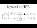 BTS (방탄소년단) Dynamite / Piano Cover  【Sheet Music】ピアノ楽譜