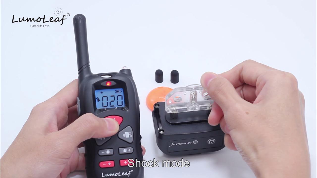 LumoLeaf 500 Yards Dog Training Collar YouTube