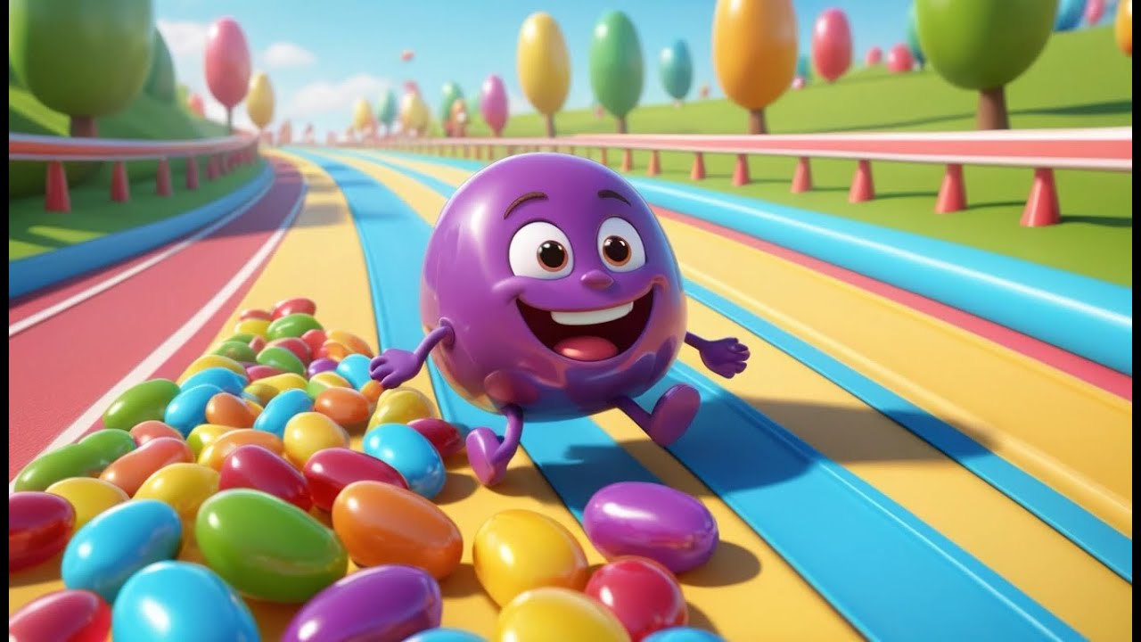 Fall Guys Jelly Bean Slipped at the Start | Kids Songs & Nursery Rhymes