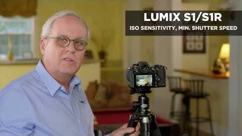 Panasonic LUMIX S Tutorial ISO Sensitivity and Min Shutter Speed
