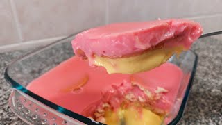Two-Flavor Pudding with Maria Biscuits