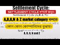 A,B,G,N and Z category company means and their settlement cycle || Bangla Tutorial ||