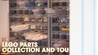 My FULL LEGO PARTS COLLECTION! // Walk-Through and Tour