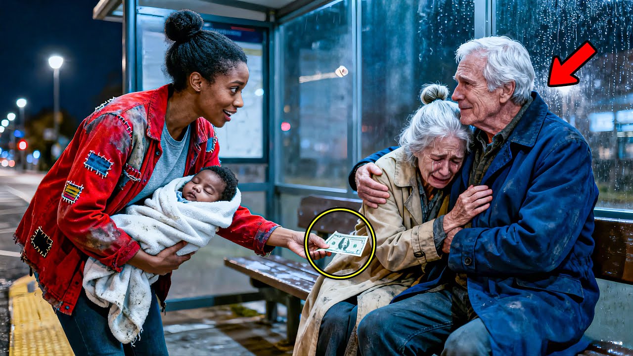 Single Mom Helped an Elderly Couple Abandoned at Bus Stop, What Happened Next Changed Her Life