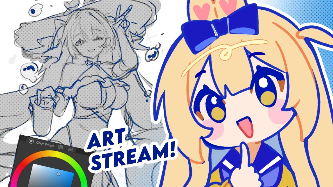 【ART】Working on a cover art for an Artbook!