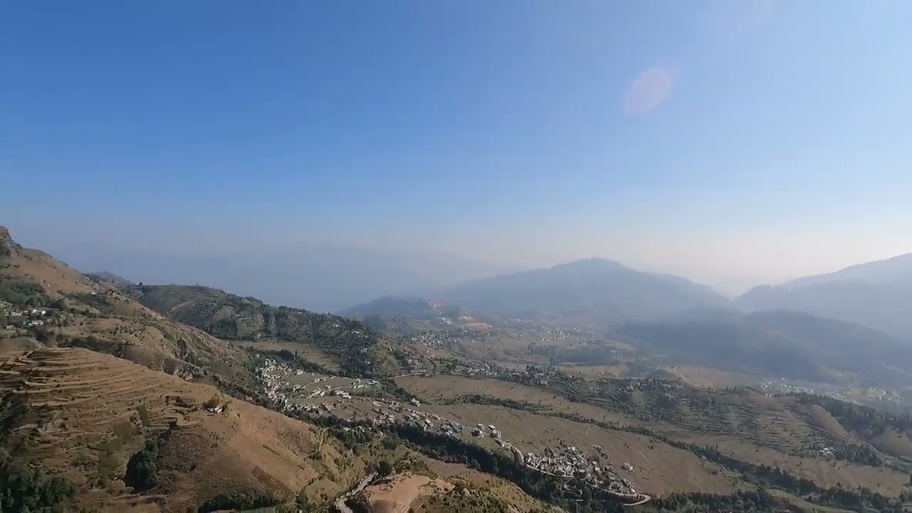 Paragliding near Naini saini Pithoragarh 