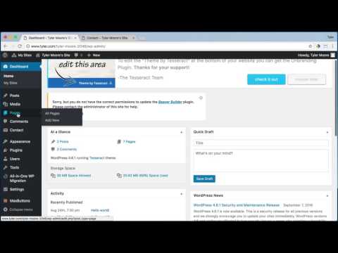 Delete a WordPress Page