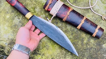 Mèo 24,5 thép 80crv2,Gỗ Trắc vip của a Tuấn Nguyễn./Dao Mèo Gỗ Quý #daomeo #daomeodirung #80crv2