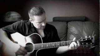 Video thumbnail of "Folsome prison blues , Johnny Cash , Acoustic cover , Boss DR-3"