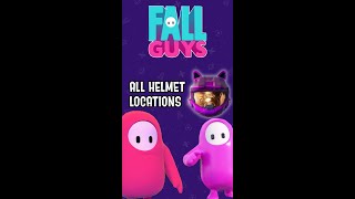 Where to find all Fall Guys Halo Helmets! | Fall Guys #shorts