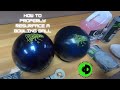 How to properly RESURFACE a Bowling Ball | Using a Bowling Ball Spinner
