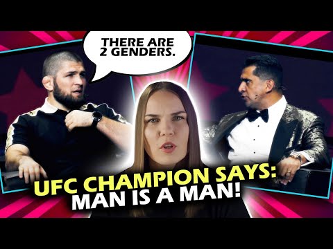 "There are only 2 genders - men and women!" says UFC Champion Khabib Nurmagomedov | REACTION | PBD