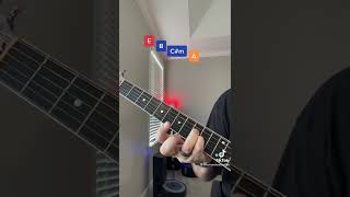 E B C#m A 4 chords ways