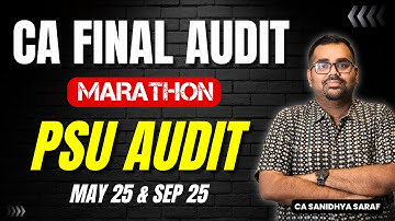 CA Final PSU Audit Revision with ICAI SM Questions