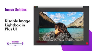 How to Disable Image Lightbox in Plus UI Blogger Template