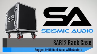 Seismic Audio Table Top or Desk Mountable Laptop Stand with Shelf – Steel Rack – Keyboard Black – COMS4 Seismic Audio SAR12 Rack Case (Official)