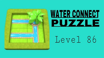 Water Connect Puzzle Level 86 | Walkthrough Solution