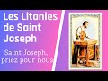 Les litanies de saint joseph