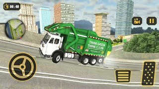 Trash Dump Truck Driver - Garbage Truck Driving Simulator Mobile Game - Android Gameplay screenshot 3