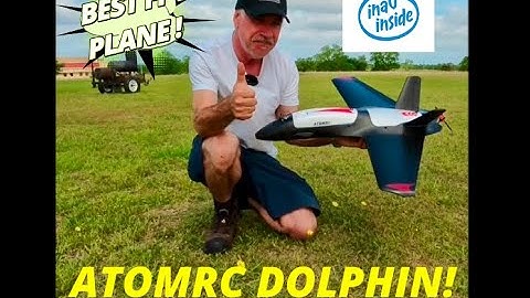 Best FPV Plane for the money! The ATOMRC Dolphin. unbox, build & maiden.
