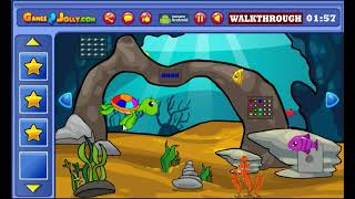 Underwater Gold Treasure Escape Walkthrough - Games2Jolly screenshot 5