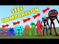 SIZE COMPARISON ALL GARTEN OF BANBAN Family (1-4) in Garry's Mod