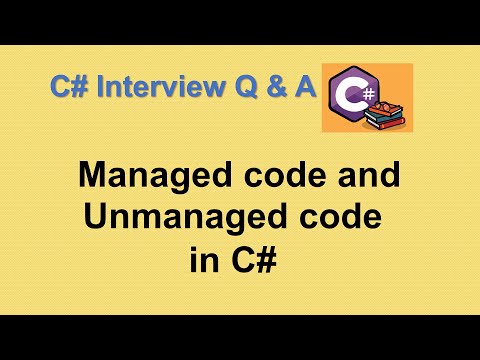 Video: Wat is een onbeheerde resource C#?